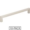 Elements By Hardware Resources 160 mm Center-to-Center Satin Nickel Square Stanton Cabinet Bar Pull,  625-160SN-10